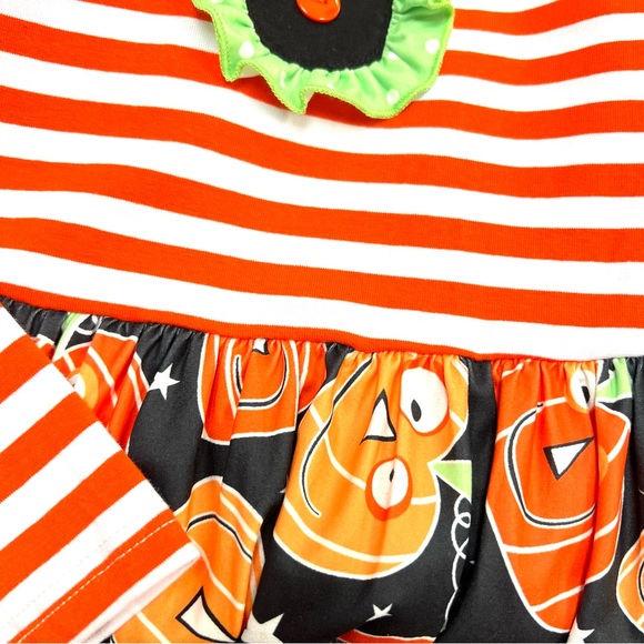 Striped Silly Pumpkin Dress - Picture 2 of 2